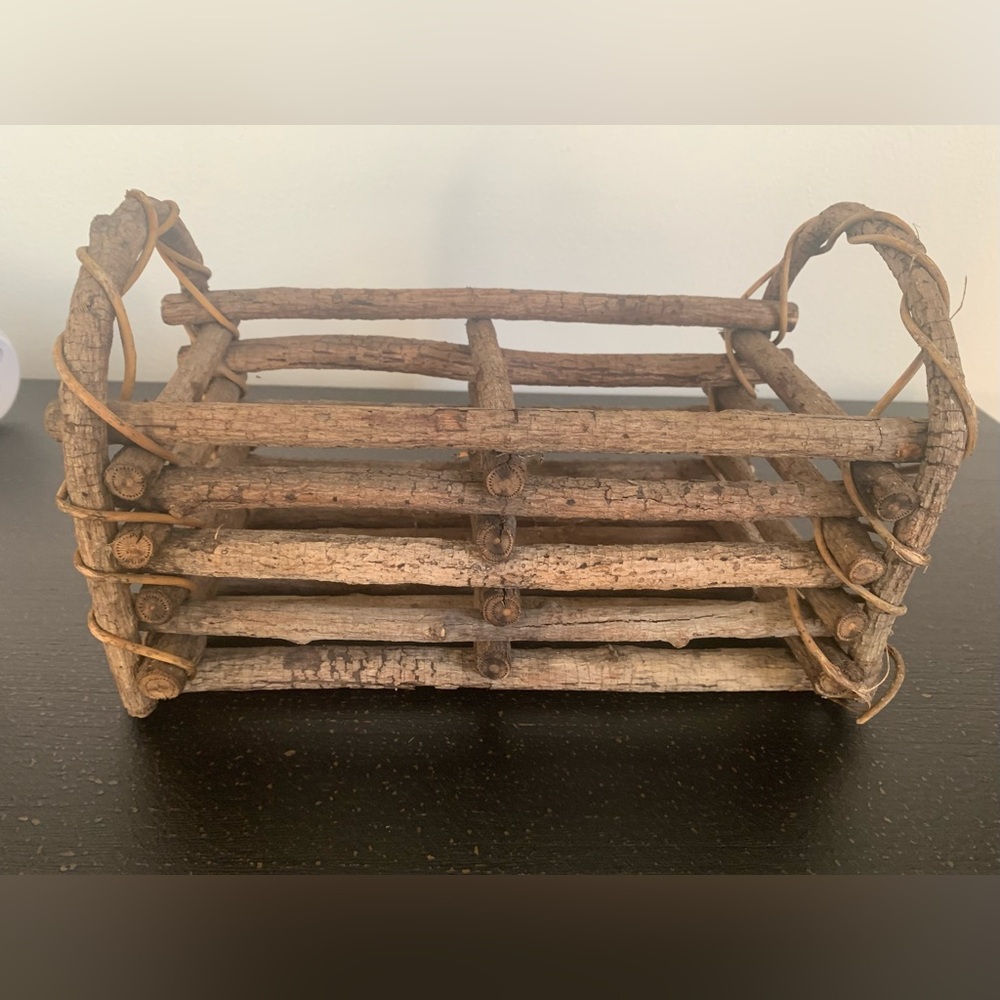 Rustic Twig Planter - Picture 2 of 8